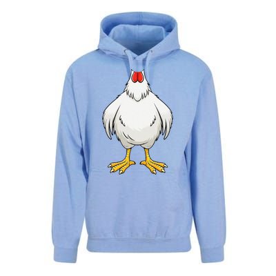 Funny Chicken Hen Body Costume Gift Unisex Surf Hoodie