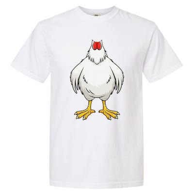 Funny Chicken Hen Body Costume Gift Garment-Dyed Heavyweight T-Shirt