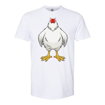 Funny Chicken Hen Body Costume Gift Softstyle CVC T-Shirt