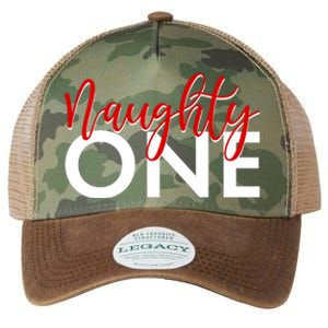 Funny Christmas Holiday Matching Shirt Naughty One Legacy Tie Dye Trucker Hat