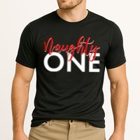 Funny Christmas Holiday Matching Shirt Naughty One Performance Shirt