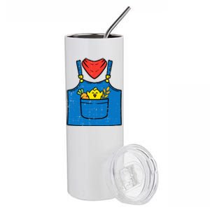 Farmer Costume Halloween Simple Cute Farm Women Men Stainless Steel Tumbler