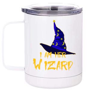 Funny Couples Halloween Costumes I Am Her Wizard Party Cool Gift Cool Gift 12 oz Stainless Steel Tumbler Cup