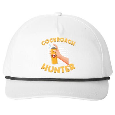 Funny Cockroach Hunter Insecticide Spray Cockroach Snapback Five-Panel Rope Hat