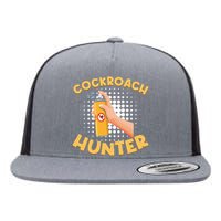 Funny Cockroach Hunter Insecticide Spray Cockroach Flat Bill Trucker Hat