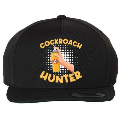 Funny Cockroach Hunter Insecticide Spray Cockroach Wool Snapback Cap