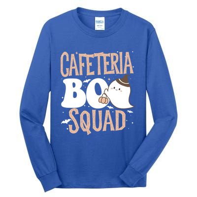 Funny Cute Halloween Cafeteria Boo Squad Costume Teacher Gift Tall Long Sleeve T-Shirt