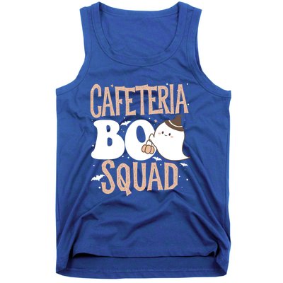 Funny Cute Halloween Cafeteria Boo Squad Costume Teacher Gift Tank Top