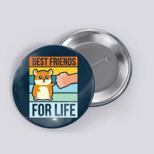 Funny Cute Hamster Gifts Face Best Friends For Life Button