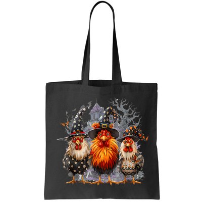 Funny Chicken Halloween Costume Spooky Season Chickens Witch Bag