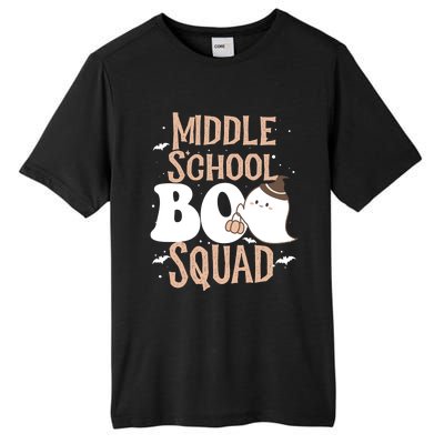 Funny Cute Halloween Middle School Boo Squad Costume Teacher Gift Tall Fusion ChromaSoft Performance T-Shirt