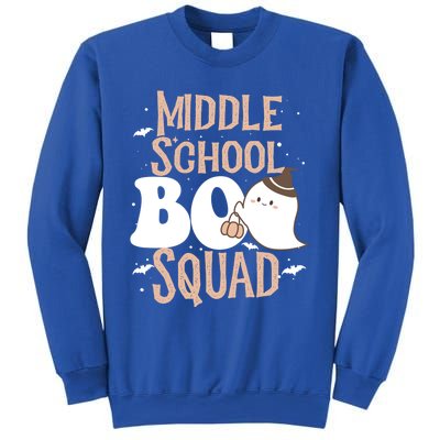 Funny Cute Halloween Middle School Boo Squad Costume Teacher Gift Sweatshirt