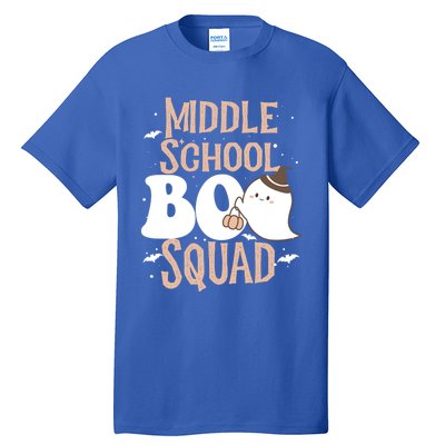 Funny Cute Halloween Middle School Boo Squad Costume Teacher Gift Tall T-Shirt