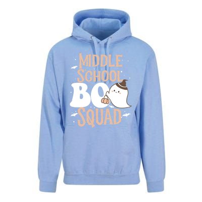 Funny Cute Halloween Middle School Boo Squad Costume Teacher Gift Unisex Surf Hoodie