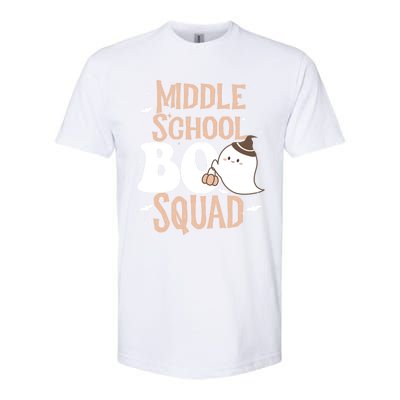 Funny Cute Halloween Middle School Boo Squad Costume Teacher Gift Softstyle CVC T-Shirt