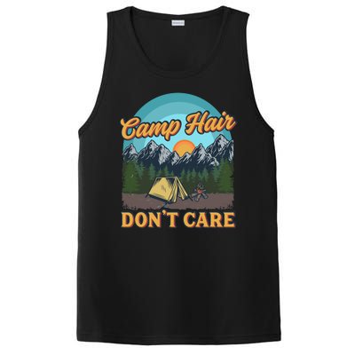 Funny Camp Hair Don't Care PosiCharge Competitor Tank