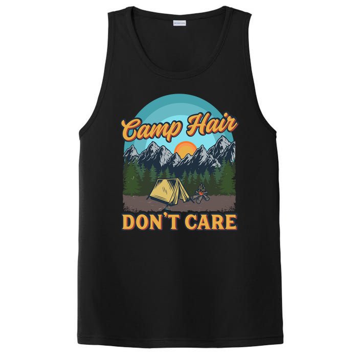 Funny Camp Hair Don't Care PosiCharge Competitor Tank