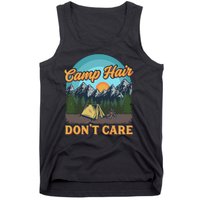 Funny Camp Hair Don't Care Tank Top