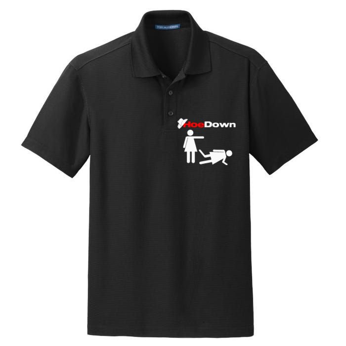 Funny Country Hoe Down Dry Zone Grid Polo