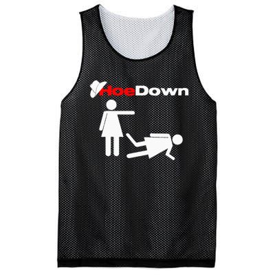 Funny Country Hoe Down Mesh Reversible Basketball Jersey Tank