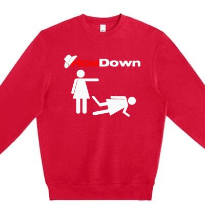 Funny Country Hoe Down Premium Crewneck Sweatshirt