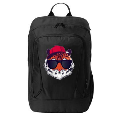 Funny Cool Hipster Tiger Sunglass City Backpack