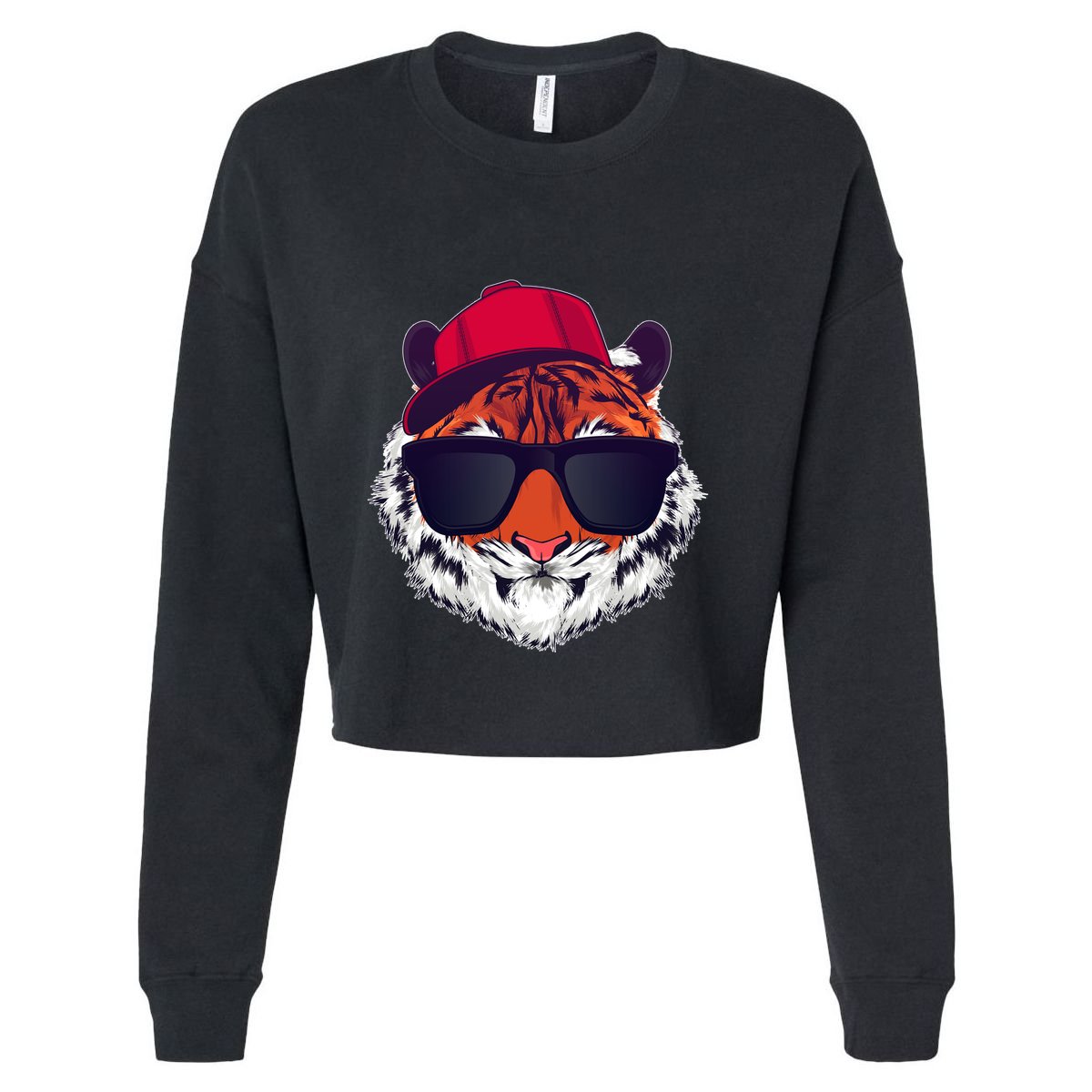 Funny Cool Hipster Tiger Sunglass Sustainable Bucket Hat