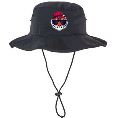 Funny Cool Hipster Tiger Sunglass Bucket Hat