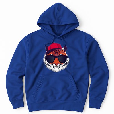 Funny Cool Hipster Tiger Sunglass Hoodie