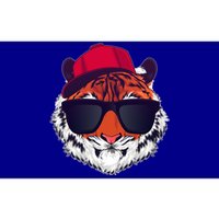 Funny Cool Hipster Tiger Sunglass Bumper Sticker