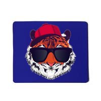 Funny Cool Hipster Tiger Sunglass Mousepad