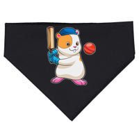 Funny Cute Hamster Cricket Bat Sports Gift USA-Made Doggie Bandana