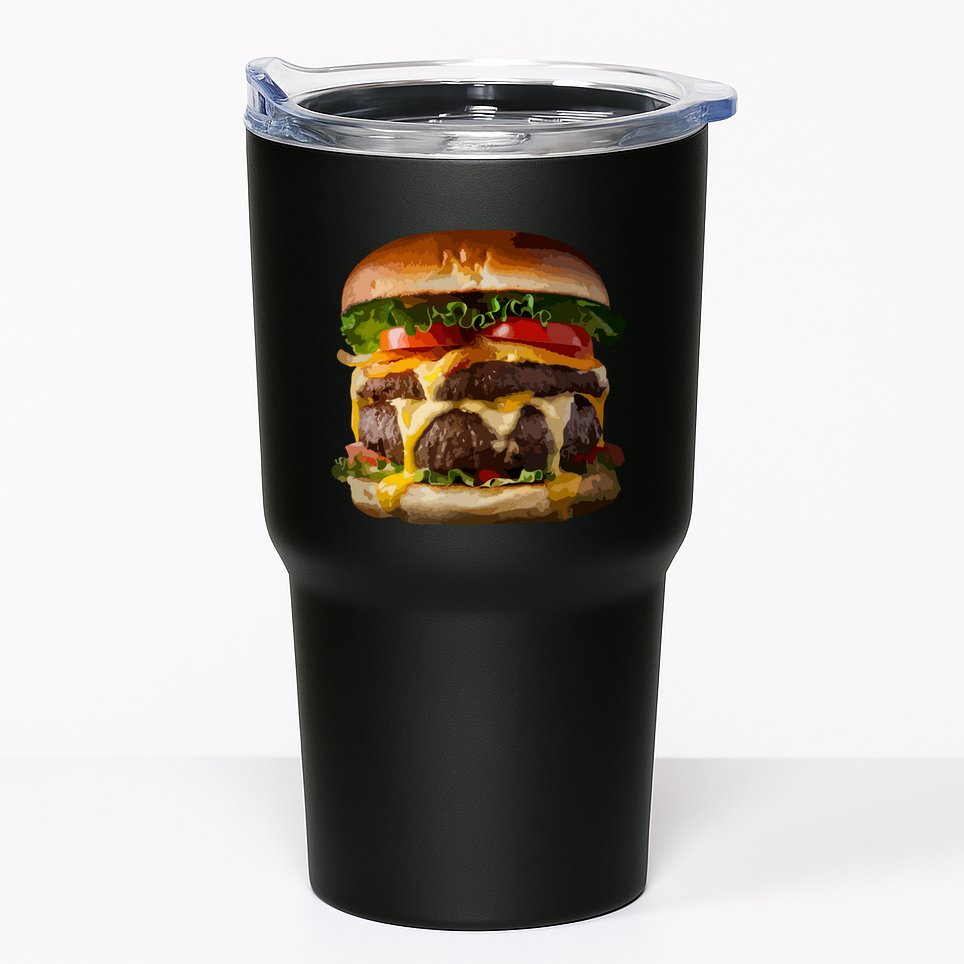 Funny Cheeseburger Hamburger Meet Eater Foodie Design Tumbler