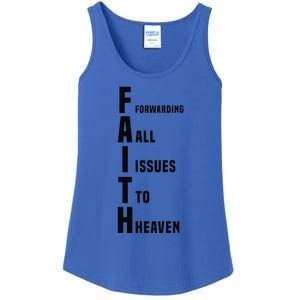 Funny Christian Humor Faith Jesus God Ladies Essential Tank