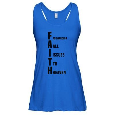 Funny Christian Humor Faith Jesus God Ladies Essential Flowy Tank