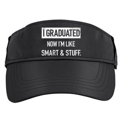 Funny College High School Graduation Senior Adult Drive Performance Visor