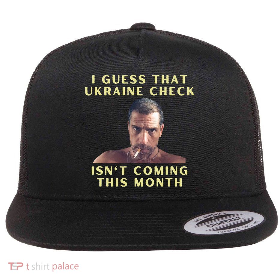 Funny Conservative Hunter Biden Flat Bill Trucker Hat