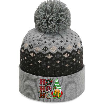 Funny Christmas Ho Ho Ho Gnome The Baniff Cuffed Pom Beanie