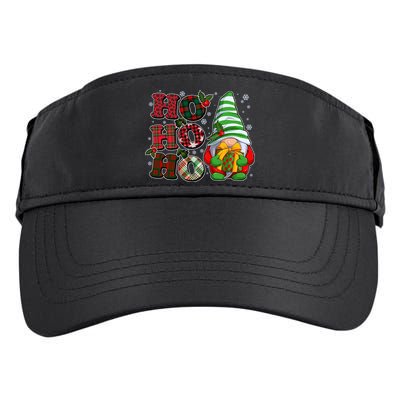 Funny Christmas Ho Ho Ho Gnome Adult Drive Performance Visor