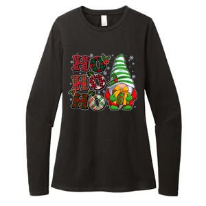 Funny Christmas Ho Ho Ho Gnome Womens CVC Long Sleeve Shirt