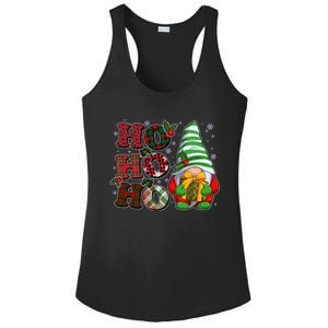 Funny Christmas Ho Ho Ho Gnome Ladies PosiCharge Competitor Racerback Tank