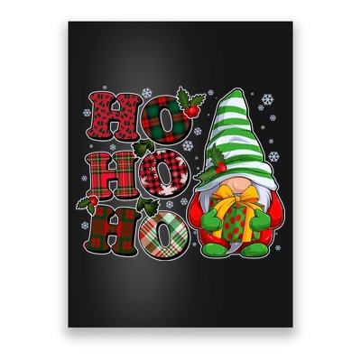 Funny Christmas Ho Ho Ho Gnome Poster