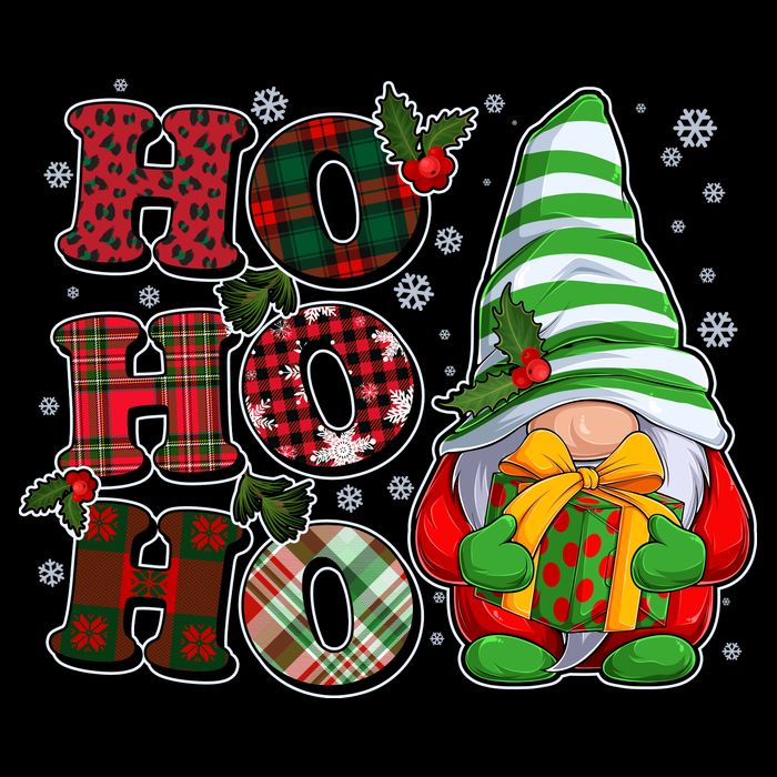 Funny Christmas Ho Ho Ho Gnome Toddler T-Shirt