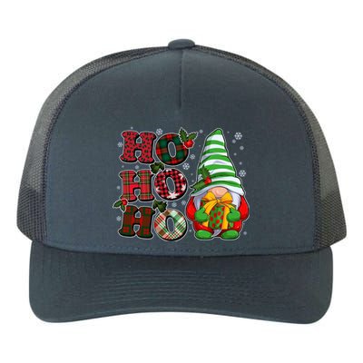 Funny Christmas Ho Ho Ho Gnome Yupoong Adult 5-Panel Trucker Hat