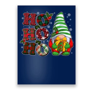 Funny Christmas Ho Ho Ho Gnome Poster