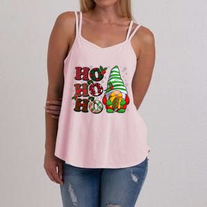 Funny Christmas Ho Ho Ho Gnome Women's Strappy Tank