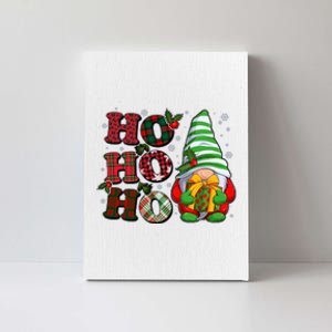 Funny Christmas Ho Ho Ho Gnome Canvas