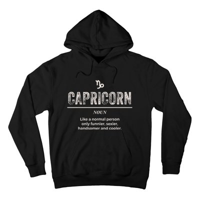 Funny Capricorn Horoscope Definition for Astrologers Hoodie