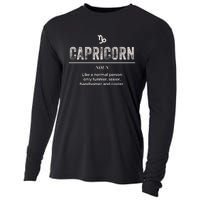 Funny Capricorn Horoscope Definition for Astrologers Cooling Performance Long Sleeve Crew