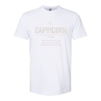 Funny Capricorn Horoscope Definition for Astrologers Softstyle CVC T-Shirt